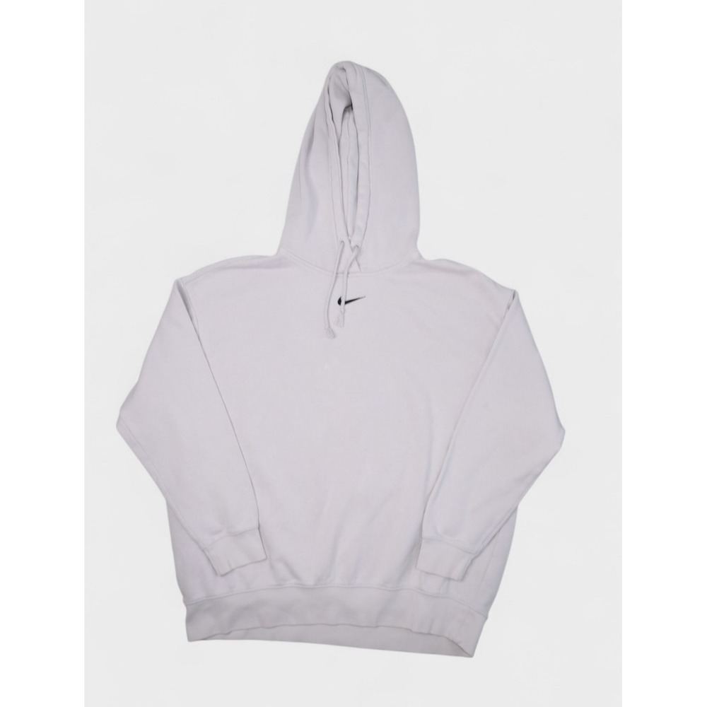 Nike Sweatshirt Womens L Purple Center Swoosh Essentials Oversized Hoodie Lilac